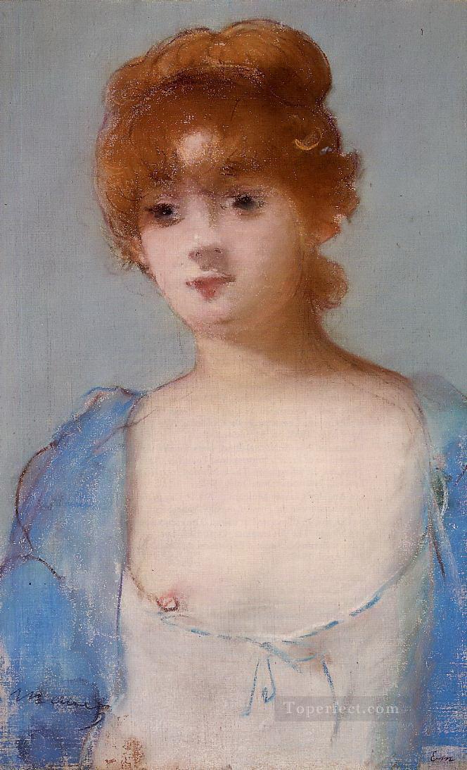 young woman in a negligee Eduard Manet Oil Paintings
